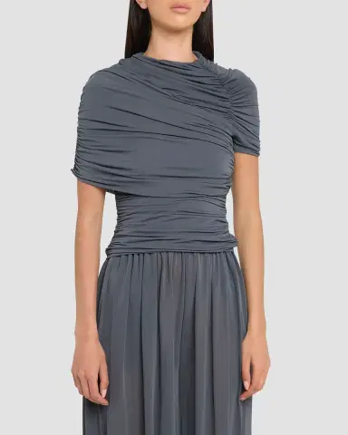 Ronny Kobo Vega Ruched Jersey Top | Thumbnail 4 Ronny Kobo Vega Ruched Jersey Top | Thumbnail 4