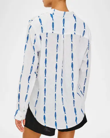 RAILS Charli Printed Linen Shirt | Thumbnail 3 RAILS Charli Printed Linen Shirt | Thumbnail 3