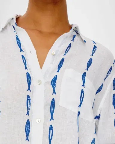 RAILS Charli Printed Linen Shirt | Thumbnail 5 RAILS Charli Printed Linen Shirt | Thumbnail 5