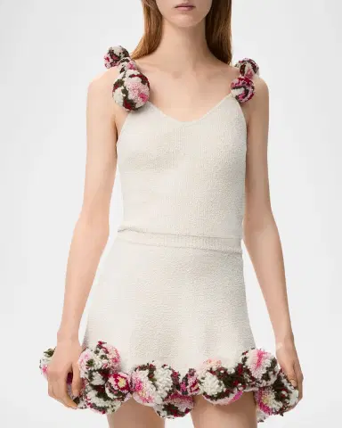 Loewe x Paula 's Ibiza Pom-Pom Knit Crop Top | Thumbnail 4 Loewe x Paula 's Ibiza Pom-Pom Knit Crop Top | Thumbnail 4