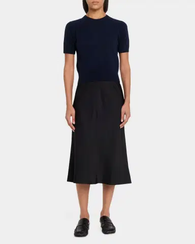 Jil Sander Wool-Cashmere Knit Short-Sleeve T-Shirt | Thumbnail 2 Jil Sander Wool-Cashmere Knit Short-Sleeve T-Shirt | Thumbnail 2
