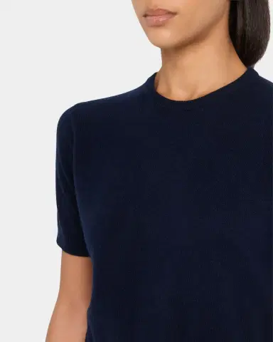 Jil Sander Wool-Cashmere Knit Short-Sleeve T-Shirt | Thumbnail 5 Jil Sander Wool-Cashmere Knit Short-Sleeve T-Shirt | Thumbnail 5