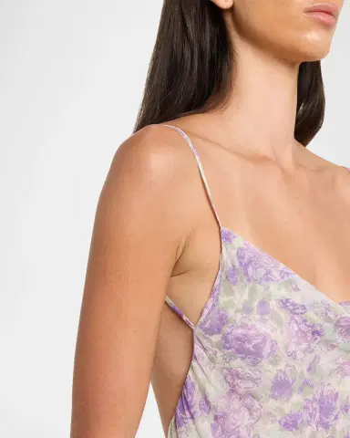 Ronny Kobo Kaa Backless Floral-Print Midi Dress | Thumbnail 5 Ronny Kobo Kaa Backless Floral-Print Midi Dress | Thumbnail 5