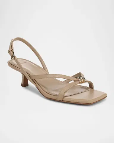Vince 45mm Tali Leather Slingback Sandals | Thumbnail 2 Vince 45mm Tali Leather Slingback Sandals | Thumbnail 2