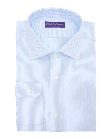Ralph Lauren Purple Label Men's Mini-Bengal-Stripe Shirt | Thumbnail 1 Ralph Lauren Purple Label Men's Mini-Bengal-Stripe Shirt | Thumbnail 1