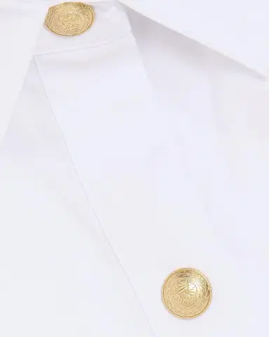 L'Agence Cosette Cropped Button-Front Shirt | Thumbnail 6 L'Agence Cosette Cropped Button-Front Shirt | Thumbnail 6