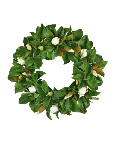 Winward Home 30" Faux Magnolia Bud Wreath | Thumbnail 1 Winward Home 30" Faux Magnolia Bud Wreath | Thumbnail 1