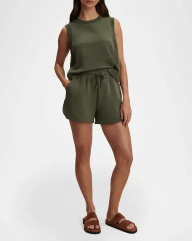 Varley Coulter High-Rise Drawstring Shorts | Thumbnail 2 Varley Coulter High-Rise Drawstring Shorts | Thumbnail 2