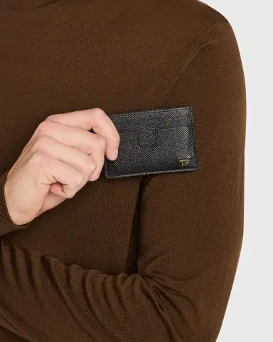 Tom Ford Men's T-Line Leather Card Holder | Thumbnail 2 Tom Ford Men's T-Line Leather Card Holder | Thumbnail 2