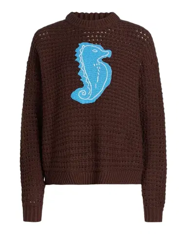 Staud Giada Seahorse Sweater | Thumbnail 1 Staud Giada Seahorse Sweater | Thumbnail 1