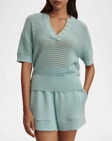 Varley Callie Open-Knit Top | Thumbnail 4 Varley Callie Open-Knit Top | Thumbnail 4