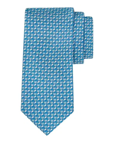 Ferragamo Men's Fox Micro-Print Tie | Thumbnail 1 Ferragamo Men's Fox Micro-Print Tie | Thumbnail 1