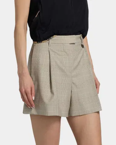 Burberry Raina Glen Plaid Wool Shorts | Thumbnail 7 Burberry Raina Glen Plaid Wool Shorts | Thumbnail 7