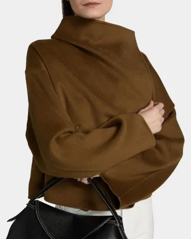 Toteme Signature Cropped Wool Double Jacket | Thumbnail 5 Toteme Signature Cropped Wool Double Jacket | Thumbnail 5