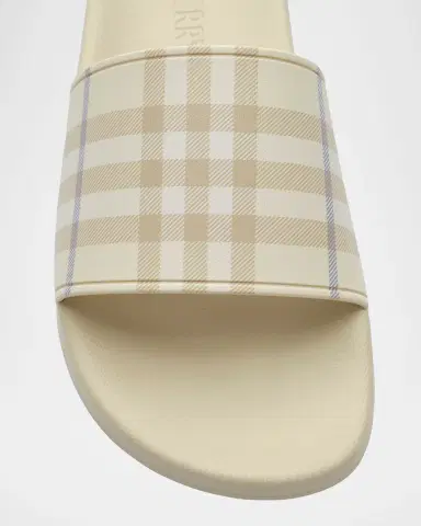 Burberry Furley Check Rubber Slide Sandals | Thumbnail 2 Burberry Furley Check Rubber Slide Sandals | Thumbnail 2