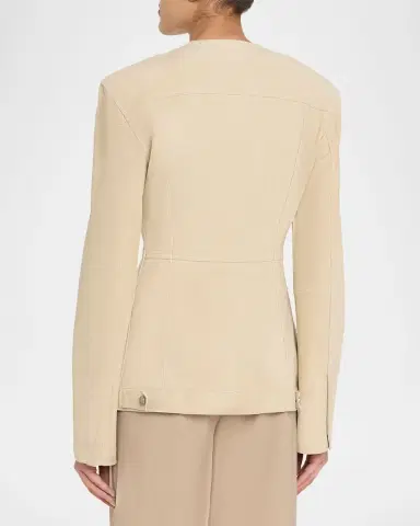 HAIKURE Temple Paneled Suede Jacket | Thumbnail 3 HAIKURE Temple Paneled Suede Jacket | Thumbnail 3