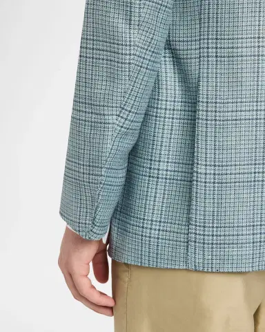 Cesare Attolini Men's Plaid Cashmere-Blend Sport Jacket | Thumbnail 8 Cesare Attolini Men's Plaid Cashmere-Blend Sport Jacket | Thumbnail 8