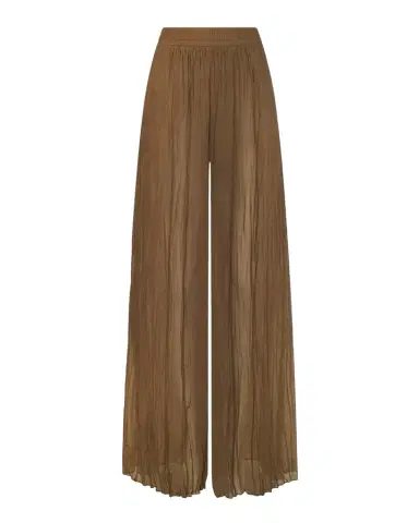 L'Agence Ethel Wide-Leg Crinkled Chiffon Pants | Thumbnail 1 L'Agence Ethel Wide-Leg Crinkled Chiffon Pants | Thumbnail 1