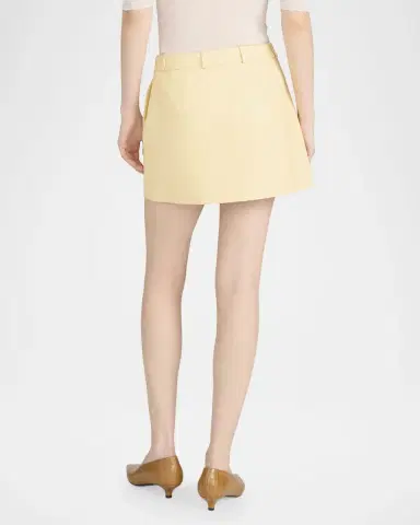 FRAME The Leather Mini Skirt | Thumbnail 3 FRAME The Leather Mini Skirt | Thumbnail 3