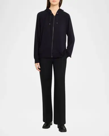 Majestic Filatures Stretch Zip Hoodie | Thumbnail 2 Majestic Filatures Stretch Zip Hoodie | Thumbnail 2