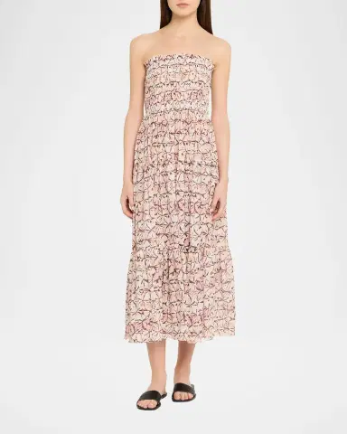 Ulla Johnson Luca Coverup Midi Dress | Thumbnail 2 Ulla Johnson Luca Coverup Midi Dress | Thumbnail 2