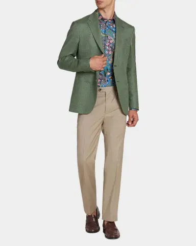 Etro Men 's Paisley Jacquard Roma-Fit Dress Shirt | Thumbnail 2 Etro Men 's Paisley Jacquard Roma-Fit Dress Shirt | Thumbnail 2