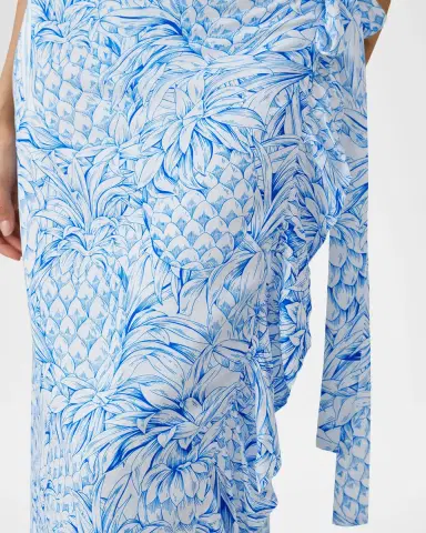 Melissa Odabash Danni Pineapple Wrap Skirt | Thumbnail 4 Melissa Odabash Danni Pineapple Wrap Skirt | Thumbnail 4