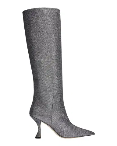 Stuart Weitzman 85mm XCurve Metallic Knee-High Boots | Thumbnail 1 Stuart Weitzman 85mm XCurve Metallic Knee-High Boots | Thumbnail 1