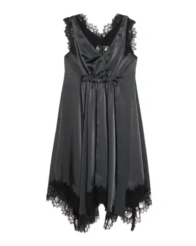 3.1 Phillip Lim V-Neck Lace-Trim Satin Midi Dress | Thumbnail 1 3.1 Phillip Lim V-Neck Lace-Trim Satin Midi Dress | Thumbnail 1