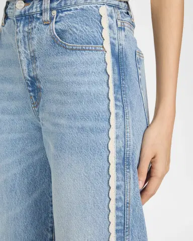 FRAME The Crochet Bow Jeans | Thumbnail 5 FRAME The Crochet Bow Jeans | Thumbnail 5