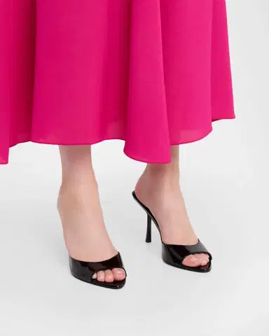 Stuart Weitzman 8mm Lexington Patent Leather Mules | Thumbnail 2 Stuart Weitzman 8mm Lexington Patent Leather Mules | Thumbnail 2