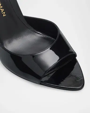 Stuart Weitzman 8mm Lexington Patent Leather Mules | Thumbnail 5 Stuart Weitzman 8mm Lexington Patent Leather Mules | Thumbnail 5