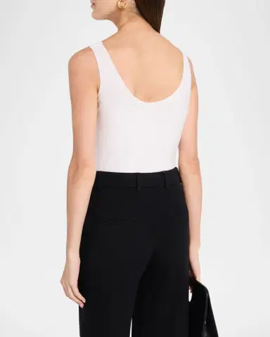 Commando Scoop-Neck Cotton Tank Top | Thumbnail 3 Commando Scoop-Neck Cotton Tank Top | Thumbnail 3