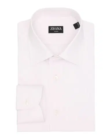 Zegna Men's Micro-Stripe Trofeo Cotton Dress Shirt | Thumbnail 1 Zegna Men's Micro-Stripe Trofeo Cotton Dress Shirt | Thumbnail 1