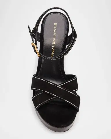 Stuart Weitzman 95mm Park Suede Platform Sandals | Thumbnail 6 Stuart Weitzman 95mm Park Suede Platform Sandals | Thumbnail 6