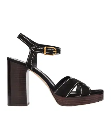 Stuart Weitzman 95mm Park Suede Platform Sandals | Thumbnail 1 Stuart Weitzman 95mm Park Suede Platform Sandals | Thumbnail 1