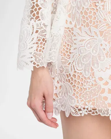 HELSI Nicole Flare-Sleeve Lace Mini Dress | Thumbnail 5 HELSI Nicole Flare-Sleeve Lace Mini Dress | Thumbnail 5
