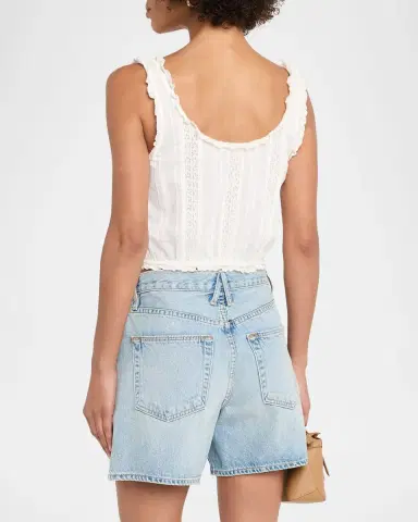 LoveShackFancy Blyss Cotton Sleeveless Top | Thumbnail 3 LoveShackFancy Blyss Cotton Sleeveless Top | Thumbnail 3