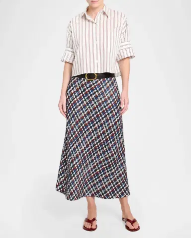 TWP Next Ex Striped Cropped Shirt | Thumbnail 2 TWP Next Ex Striped Cropped Shirt | Thumbnail 2