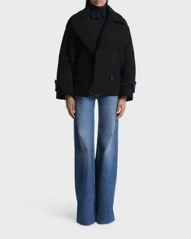 Chloé Double-Breasted Wool Peacoat | Thumbnail 2 Chloé Double-Breasted Wool Peacoat | Thumbnail 2