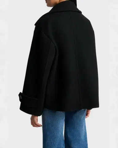 Chloé Double-Breasted Wool Peacoat | Thumbnail 3 Chloé Double-Breasted Wool Peacoat | Thumbnail 3