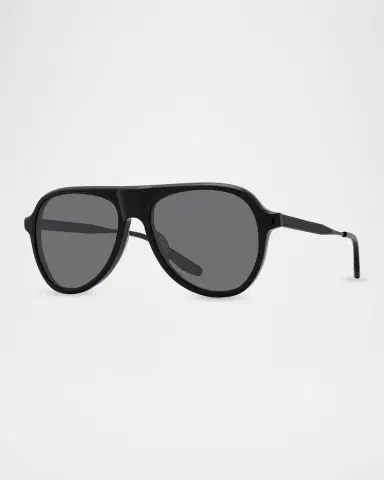 Barton Perreira Men 's Vedretta Acetate Aviator Sunglasses | Thumbnail 2 Barton Perreira Men 's Vedretta Acetate Aviator Sunglasses | Thumbnail 2