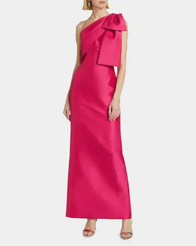 SACHIN BABI Bonnie Satin One-Shoulder Gown | Thumbnail 2 SACHIN BABI Bonnie Satin One-Shoulder Gown | Thumbnail 2