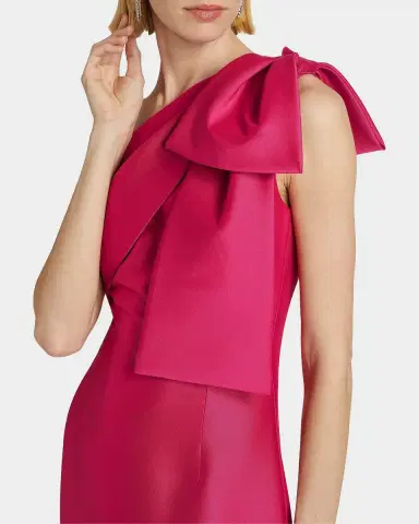 SACHIN BABI Bonnie Satin One-Shoulder Gown | Thumbnail 5 SACHIN BABI Bonnie Satin One-Shoulder Gown | Thumbnail 5
