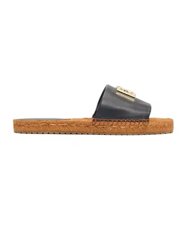 Dolce & Gabbana DG Medallion Napa Espadrille Sandals | Thumbnail 1 Dolce & Gabbana DG Medallion Napa Espadrille Sandals | Thumbnail 1
