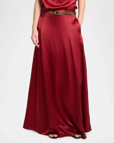 TWP Flowy Silk Maxi Skirt | Thumbnail 4 TWP Flowy Silk Maxi Skirt | Thumbnail 4