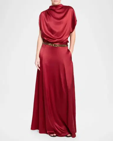TWP Wish You Would Draped Silk Blouse | Thumbnail 6 TWP Wish You Would Draped Silk Blouse | Thumbnail 6