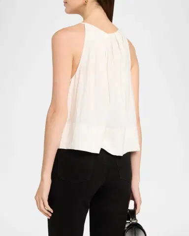 A.L.C. Caroline Pleated Scoop-Neck Top | Thumbnail 2 A.L.C. Caroline Pleated Scoop-Neck Top | Thumbnail 2