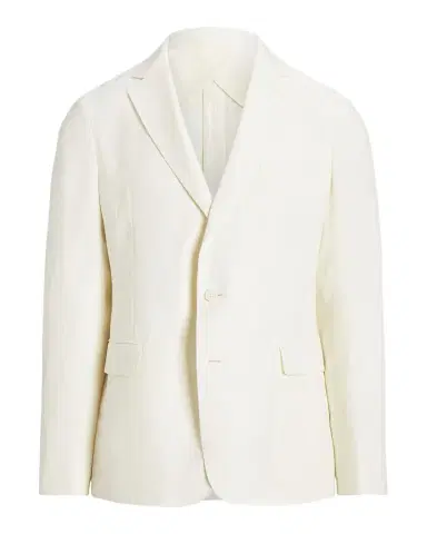 Ralph Lauren Purple Label Men's Hadley Hand-Tailored Silk-Linen Jacket | Thumbnail 1 Ralph Lauren Purple Label Men's Hadley Hand-Tailored Silk-Linen Jacket | Thumbnail 1
