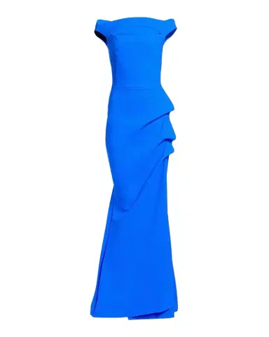 Chiara Boni La Petite Robe Cutout Off-Shoulder Column Gown | Thumbnail 1 Chiara Boni La Petite Robe Cutout Off-Shoulder Column Gown | Thumbnail 1